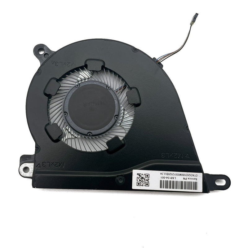 DURAFORCE 5V CPU Cooling Fan L68134-001 L68132-001 For HP 15-DY 15s-FQ 14-DQ 14S-DQ 15-EF