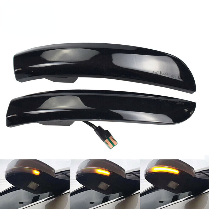 DURAFORCE Sequential LED Side Mirror Turn Signal Light For Ford Kuga Escape EcoSport Focus