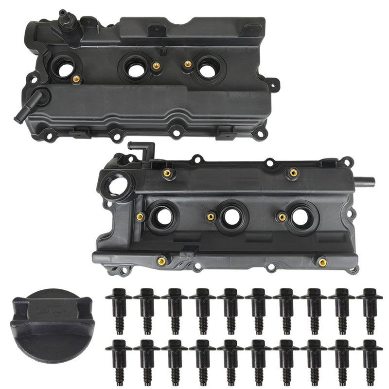 DURAFORCE New Engine Valve Cover W/ Gaskets & Bolts For Nissan Maxima Murano Altima Murano