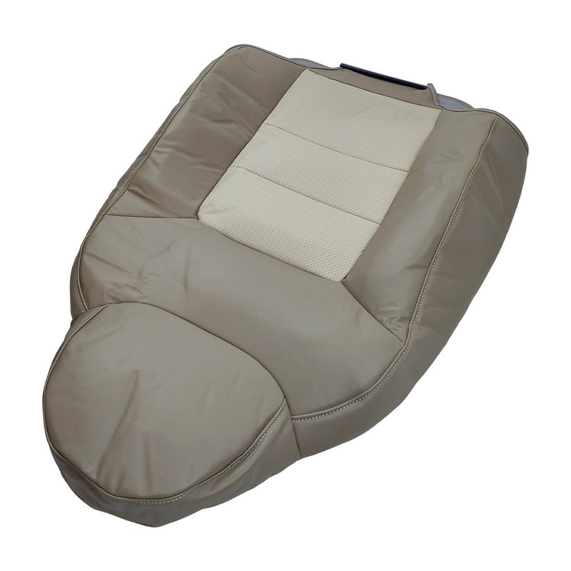 DURAFORCE LH / RH Front Leather Seat Cover Tan For 2003-2006 Ford Expedition Eddie Bauer