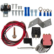 DURAFORCE Adjustable 12V Electric Radiator Fan Thermostat 3-Pin Control Relay Wire Kit New