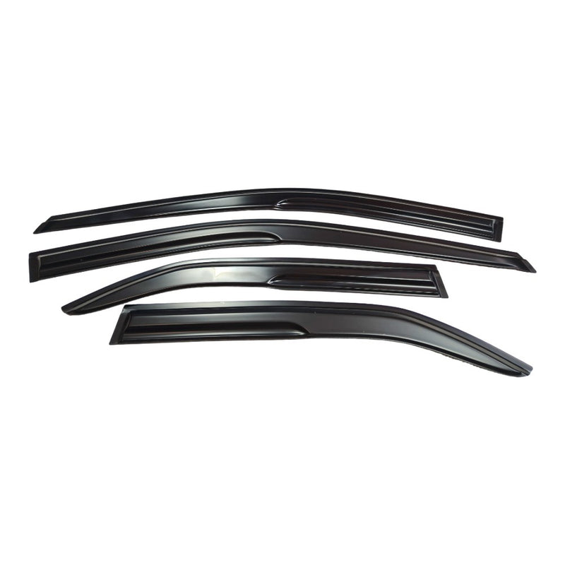 DURAFORCE Window Visors Rain Guards For 2012-2017 Toyota Camry 3D Wavy M Style Ş