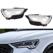 DURAFORCE For 2019-2023 Audi Q3 Left & Right Headlight Covers Headlight Lens Covers