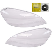 DURAFORCE Front Pair Headlight Lens Cover For Volvo XC60 2009 2010 2011 2012 2013 Clear