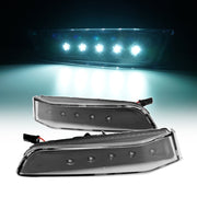 DURAFORCE Gray Cover Side Marker Lights Lamps LED Pair for 2003-2007 for INFINITI G35