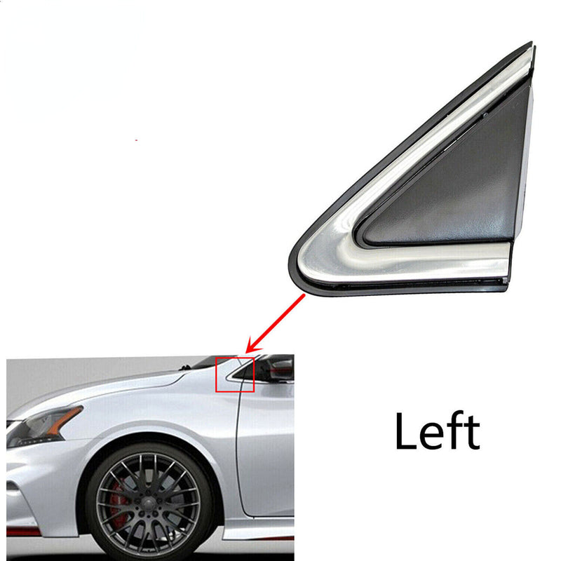 DURAFORCE New Front Left Fender Trim /Mirror Finisher 96319-3SG0A for 13-19 Nissan Sentra