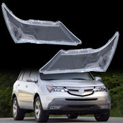 DURAFORCE A Pair Headlight Headlamp Lens Cover Replacement For Honda Acura MDX 2007-2013