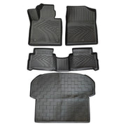 DURAFORCE Floor Mats + Cargo Liner 3D TPE For 2021-2023 Hyundai Santa Fe 5 Seat All Season