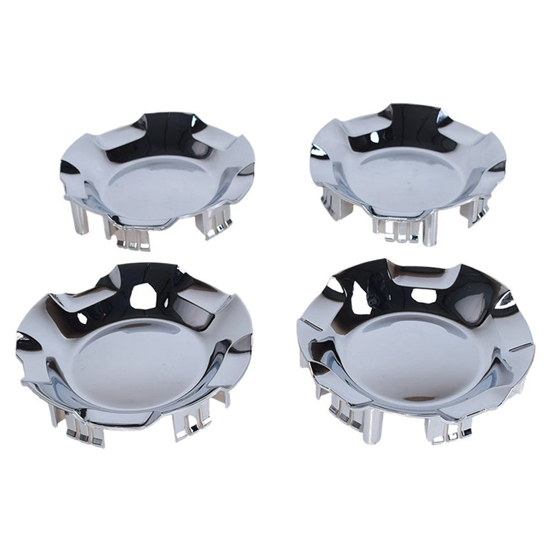 DURAFORCE New Chrome ABS Center Caps 4PCS for Chevy Suburban 2007-2014 for 7.2" Diameter