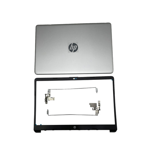 DURAFORCE New For HP 15-DW 15-dw1083wm Top Back Cover & Bezel Hinges Silver L52012-001 US