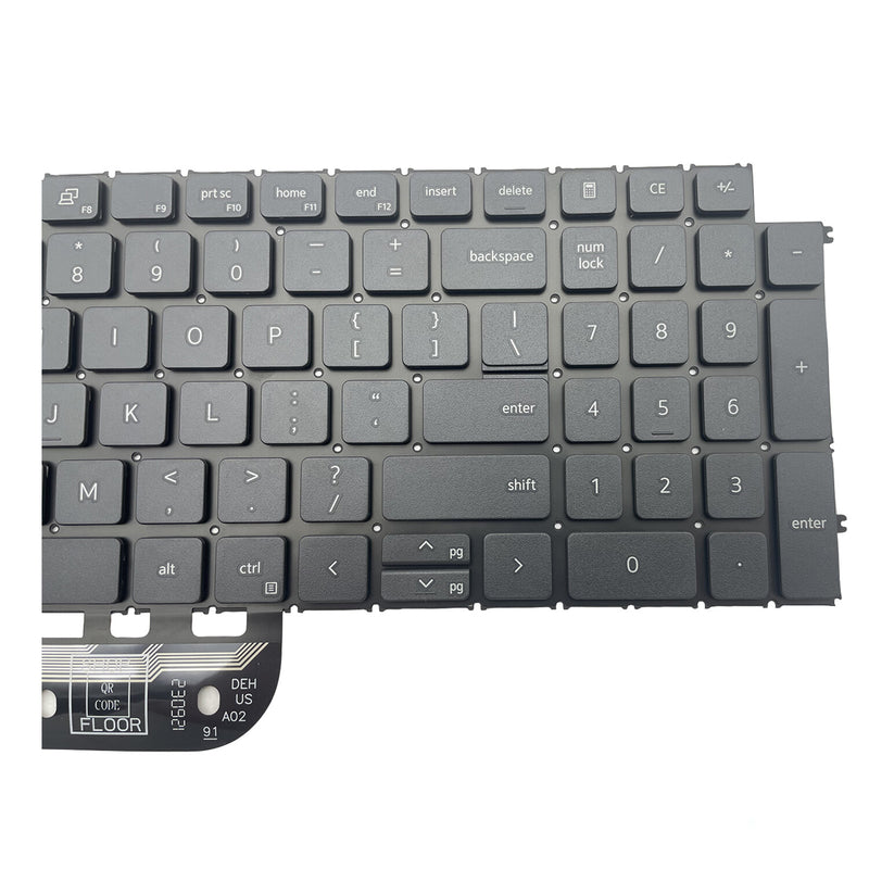 DURAFORCE New For Dell Inspiron 3515 3520 3525 15Pro 5510 5515 5518 US Keyboard No-Backlit