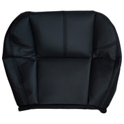 DURAFORCE For 2007-13 Chevy Silverado 1500 2500 HD Driver Bottom Leather Seat Cover Black
