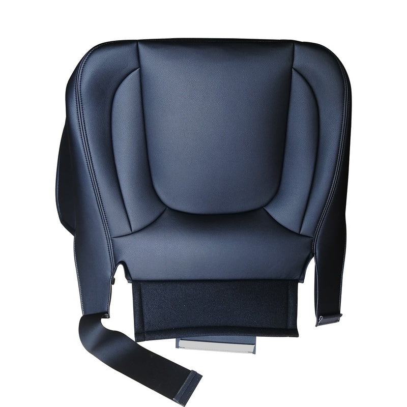 DURAFORCE Passenger Bottom Leather Seat Cover Dark Gray 2004 2005 For Dodge Ram 1500 2500