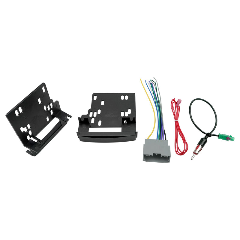 DURAFORCE For Dodge for Jeep Double DIN Radio Installation Dash Kit W/Radio Wire Harness