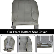 DURAFORCE Passenger Side Bottom Leather Seat Cover Gray For 2002-2005 Dodge Ram 1500 SLT