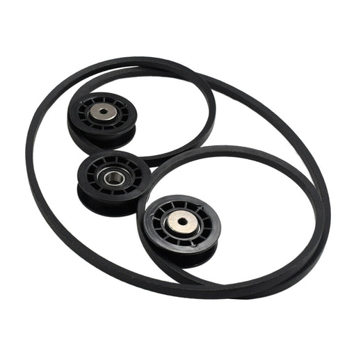 DURAFORCE Mower Pulleys 587973001(2) 587969201(1) & 580364609 Belt Kit for Husqvarna