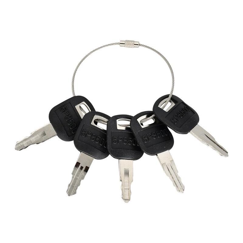 DURAFORCE 5Pack Ignition Keys For Style Caterpillar CAT Heavy Equipment 5P8500