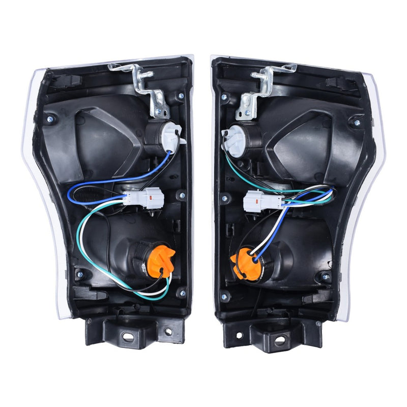 DURAFORCE Headlights+Corner Lights Set 4PCS For 2004-2007 Isuzu NPR NQR 05-07 GMC W-4500