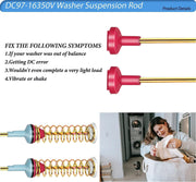 DURAFORCE 4Pcs DC97-16350V Washer Suspension Rod 27.6 Damper For Samsung WA54R7200AV/US