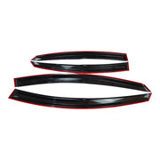 DURAFORCE New M Style Window Visors Rain Guards Deflector For 2011-2014 Hyundai Sonata