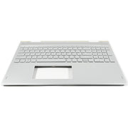DURAFORCE New 934640-001 Palmrest Case w/Backlit Keyboard Silver For HP ENVY X360 15-BP US
