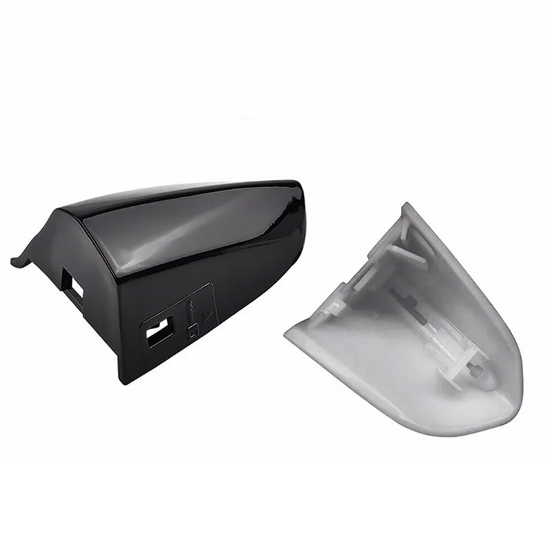 DURAFORCE Driver Door Handle Key Lock Cap Hole Cover Bezel For Ford Mustang 2015-2022