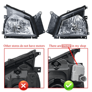 DURAFORCE Headlight Corner Light With Motor for Isuzu NPR NQR 2004 2007 for GMC W4500