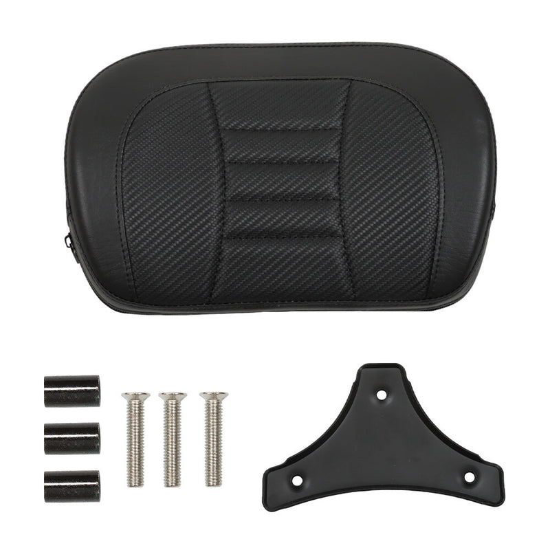 DURAFORCE For Touring CVO Glide Street 1996-up Passenger Backrest Pad With Black Stitching