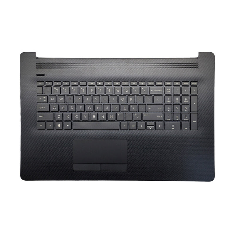 DURAFORCE Palmrest Non-Backlit US Keyboard 73H1 PTP Touchpad Black For HP 17BY 17-CA 17-BY