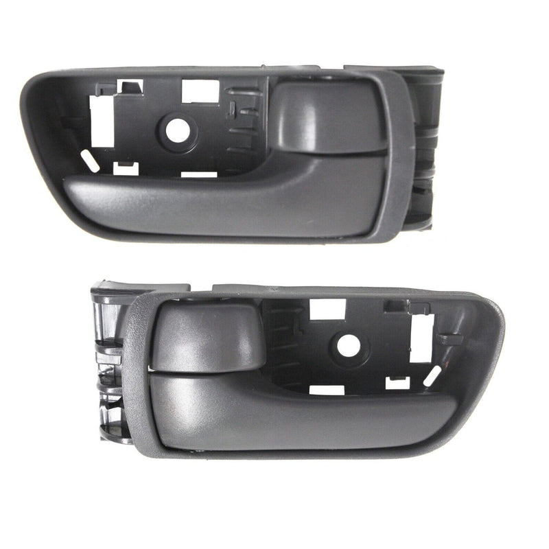 DURAFORCE For Toyota Sienna Inner Inside Interior Door Handle Gray Front Left Right Pair