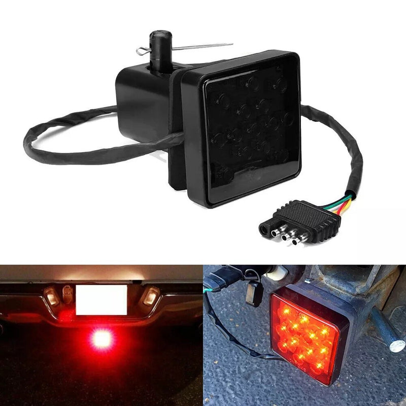 DURAFORCE LED REVERSE TOW HITCH COVER LIGHT FOR TRUCK TRAILER 2" RECEIVER