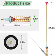 DURAFORCE 4Pcs DC97-16350V Washer Suspension Rod 27.6 Damper For Samsung WA54R7200AV/US