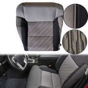 DURAFORCE For 2014 2015-2021 Toyota Tundra Front Driver Bottom Cloth Seat Cover Gray/Black