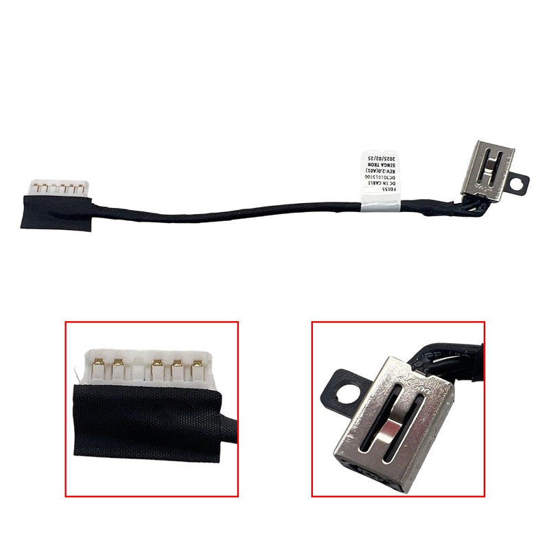 DURAFORCE 5X DC Power Jack Charging Port Cable For DELL Inspiron 3501 3505 5593 04VP7C NEW