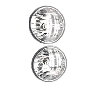 DURAFORCE Set of 2 Clear Lens Fog Light For 2011-2017 Jeep Patriot LH & RH Lamps w / Bulbs