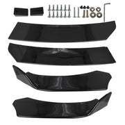DURAFORCE Universal Front Bumper Lip Spoiler Splitter Glossy Black For JEEP Grand Cherokee