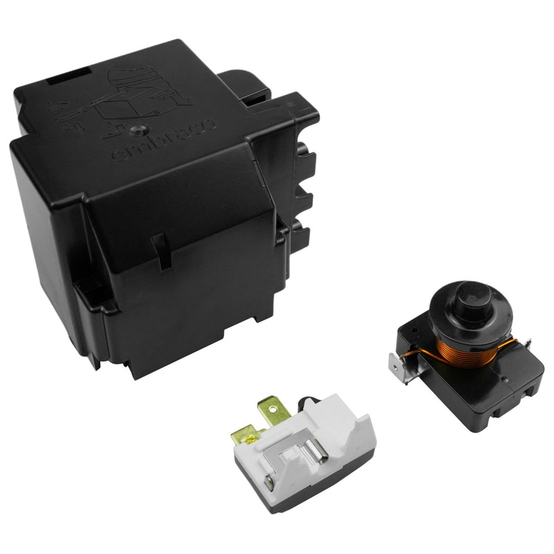 DURAFORCE Refrigerator Relay and Overload kit 5304499966 for Electrolux Kenmore Tappan
