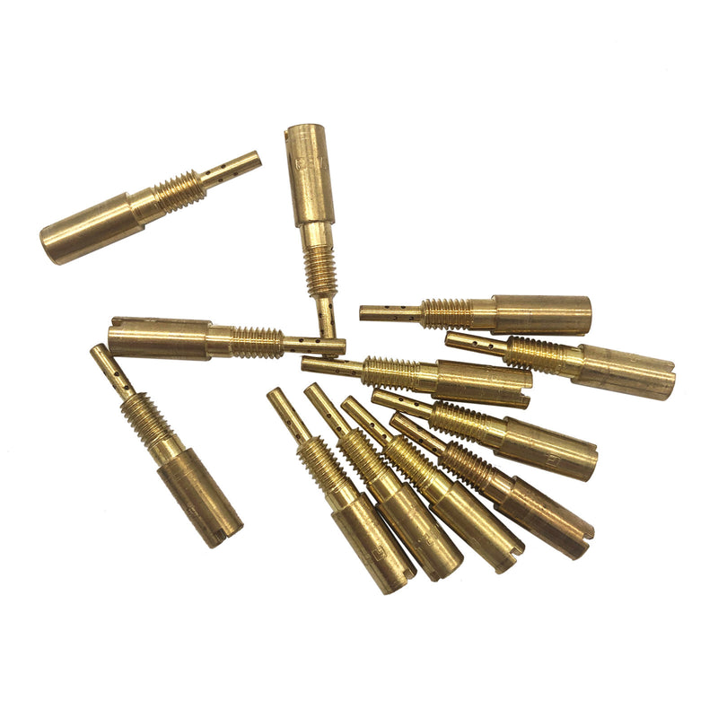DURAFORCE 12 x Brass Pilot Jet for Pilot Jets Slow Jet For Mikuni Carb VM28 /486