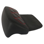DURAFORCE Backrest Pad Red Stitching For Glide Street Road Glide Road King 2009-UP USA