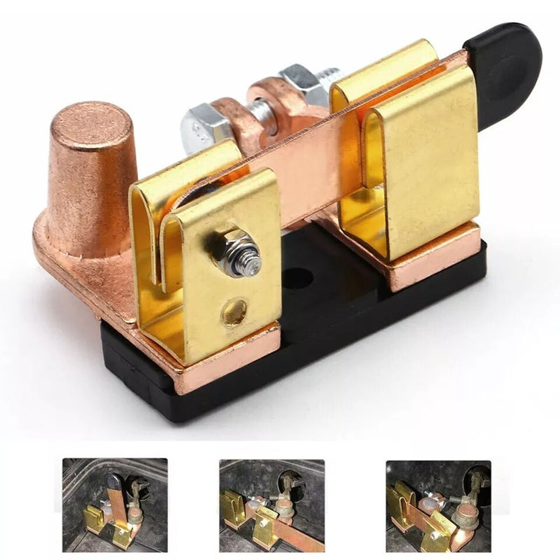 DURAFORCE Knife Blade Switch Battery Disconnect Top Post Heavy Duty Shut Off Car 12/24V US