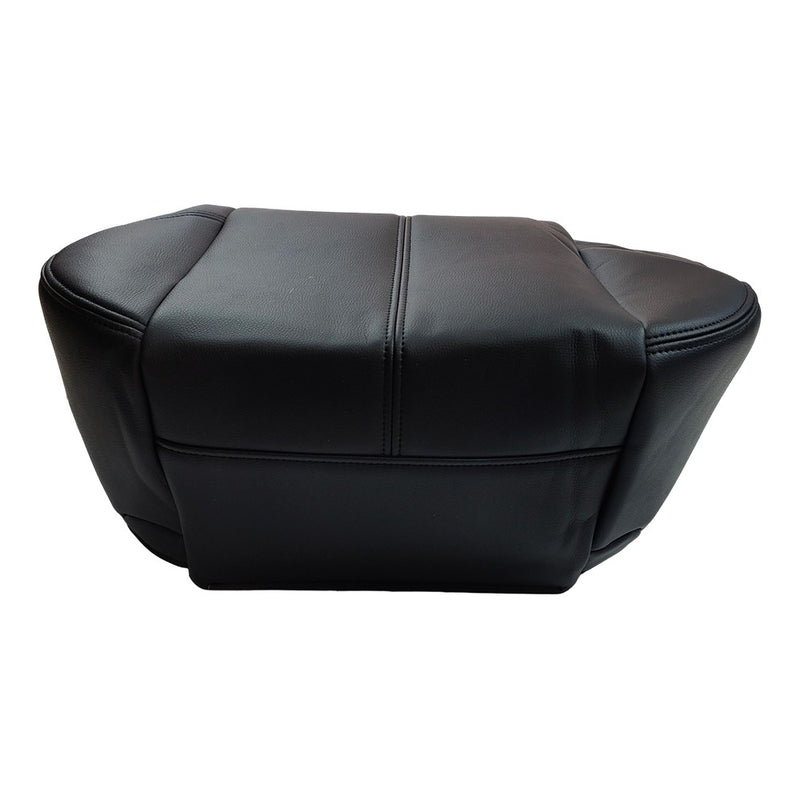 DURAFORCE Driver Passenger Leather Seat Cover Black For Chevy Silverado 1500 2500 2007-14