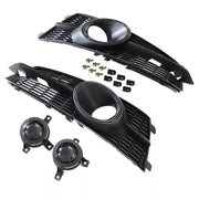 DURAFORCE For Audi A6 S6 RS6 2016 2017 2018 Front honeycomb Mesh Grill Fog Light Grille
