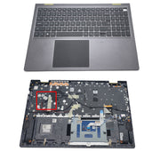 DURAFORCE New Gray Palmrest Backlit Keyboard Touchpad For Dell Vostro 15 5510 5515 0JVYYX
