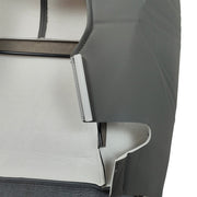 DURAFORCE Driver Bottom Leather Seat Cover Gray For 2011-2012 Chevy Tahoe & Suburban