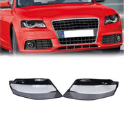 DURAFORCE 2PCS Left & Right For 2009-2012 Audi A4 Headlamp Cover Headlight Lens Cover