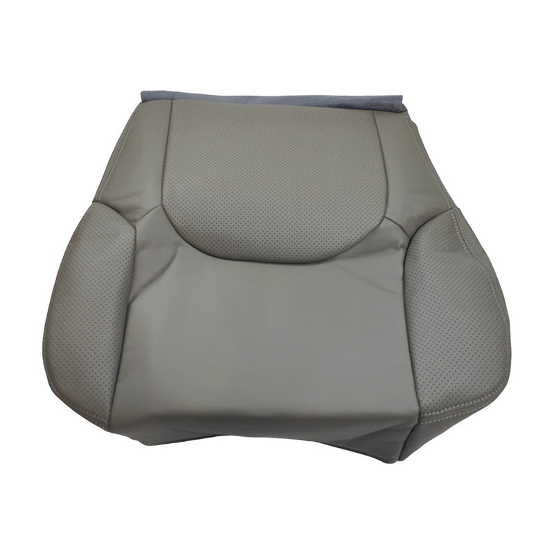 DURAFORCE For 2005-2021 Nissan Frontier Driver Bottom Perforated Leather Seat Cover Gray