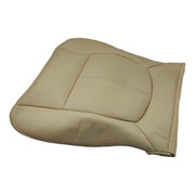 DURAFORCE Passenger Bottom Leather Seat Cover Tan For 2011 2012 - 2014 Ford F150 Lariat