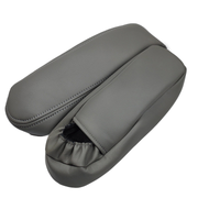DURAFORCE Seat Armrest Leather Cover 2Pcs For 2002-2007 Ford F250 F350 Super Duty Lariat
