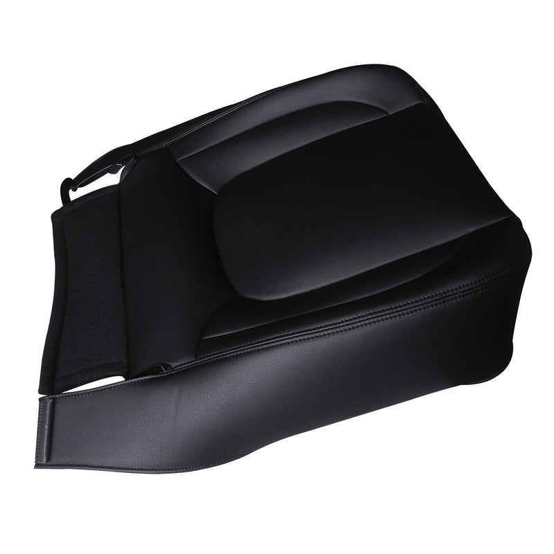 DURAFORCE Driver Passenger Bottom Leather Seat Covers For 2004-2005 Dodge Ram 3500 Laramie