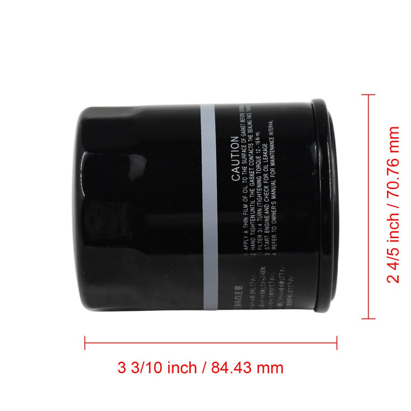 DURAFORCE Oil Filter 16510-96J10 16510-61A31 Fits Suzuki Outboard Motors DF150 DF150AP